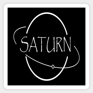 Planet Saturn Sticker